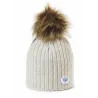 Bonnet à Pompon Merry Ecru - Pipolaki