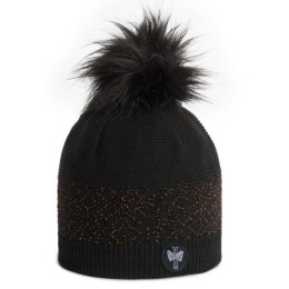 Favara Black Pompom Beanie - Pipolaki