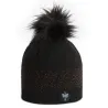 Bonnet à Pompon Favara Noir - Pipolaki