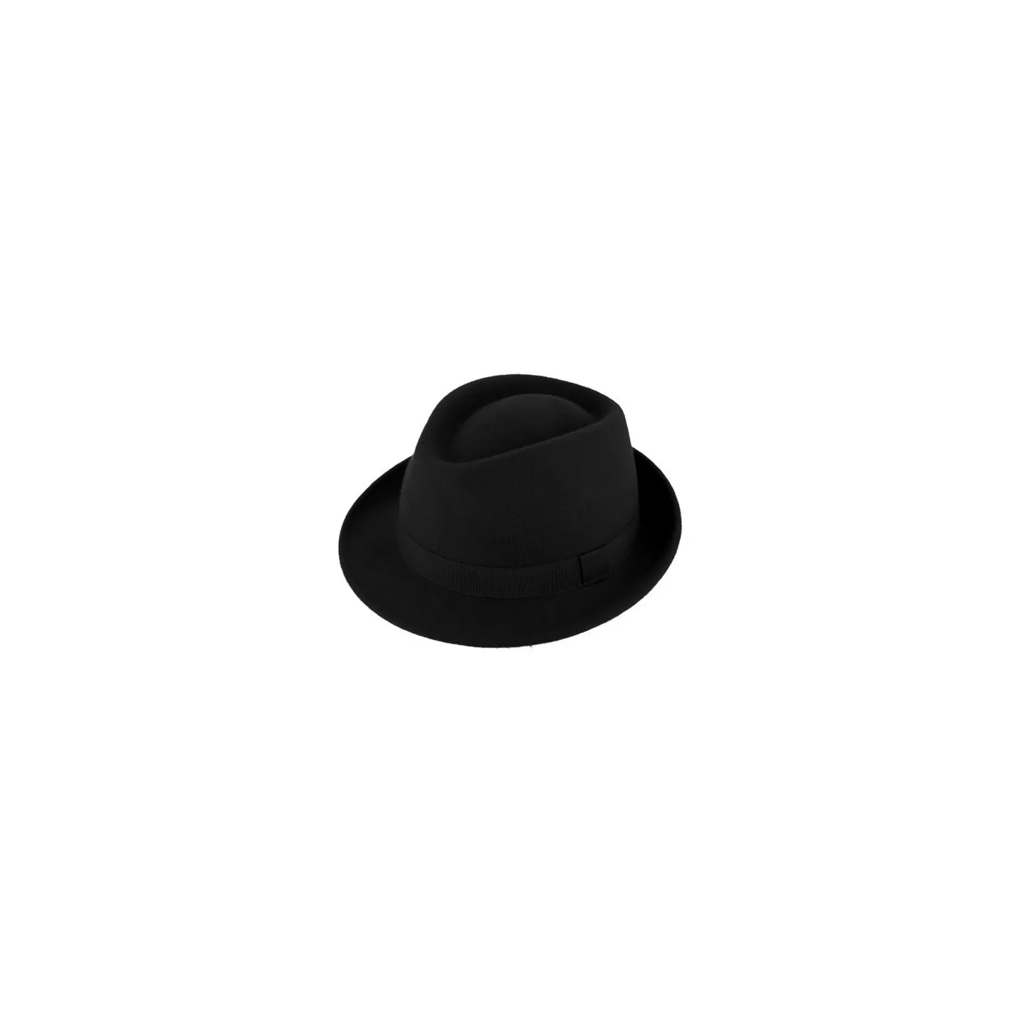 Bilbao Black Felt Porkpie Hat - Traclet Reference: 23045| Chapellerie Traclet