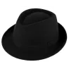 Bilbao Black Felt Porkpie Hat - Traclet Reference: 23045| Chapellerie Traclet