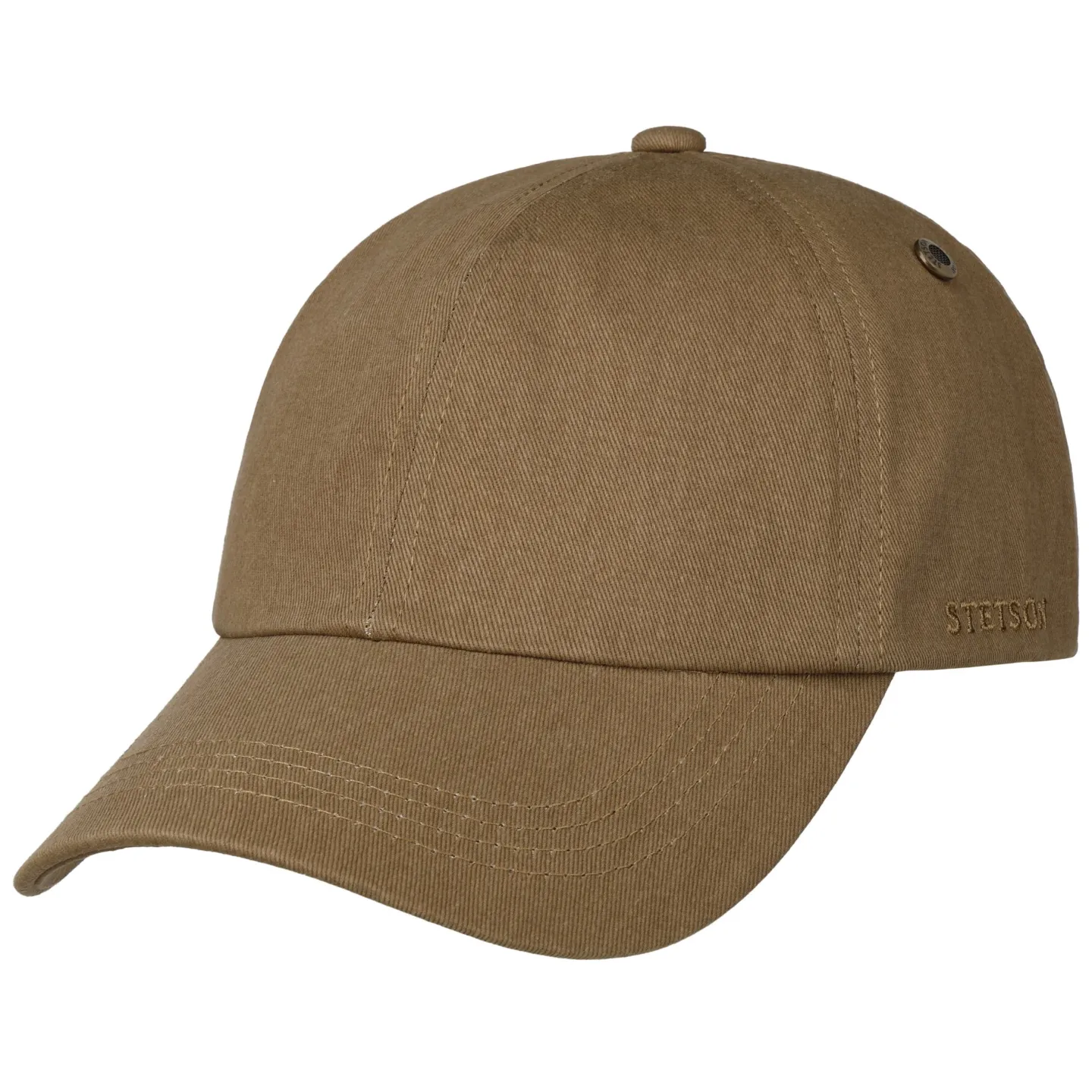 Casquette Baseball Kansas Coton Cognac - Stetson  Reference : 23050| Chapellerie Traclet