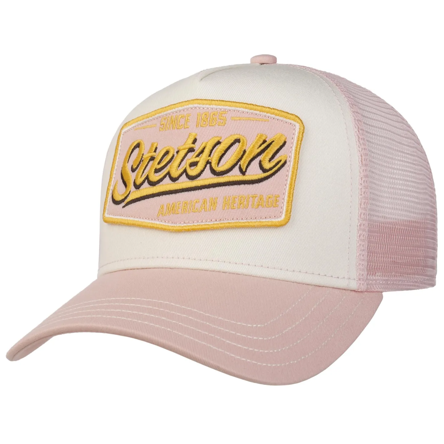 Baseball Trucker Cap Last Drop Rose - Stetson Reference: 23051| Chapellerie Traclet