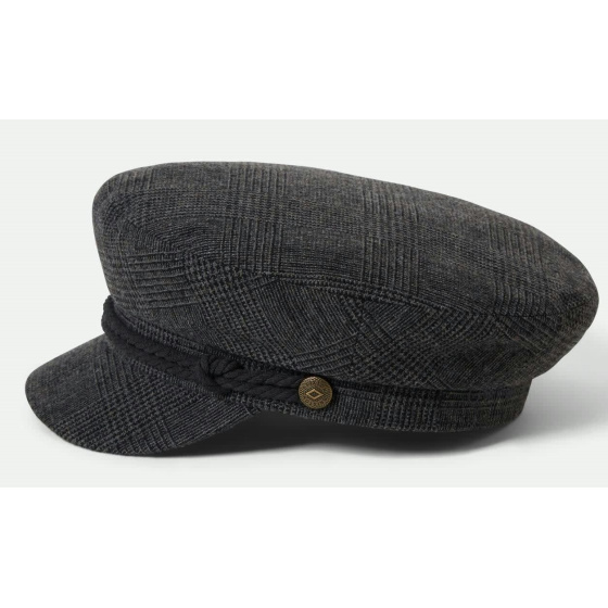 Fiddler Grey Unisex Sailor Cap - Brixton