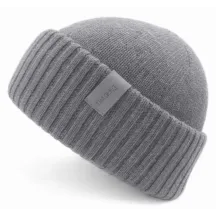 Bonnet Revers Cesena Cachemire Gris - Traclet