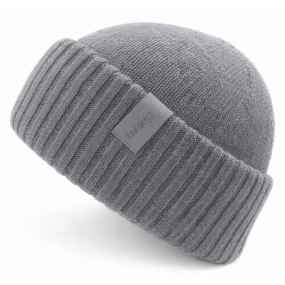 Cesena Cuffed Beanie Gray Cashmere - Traclet
