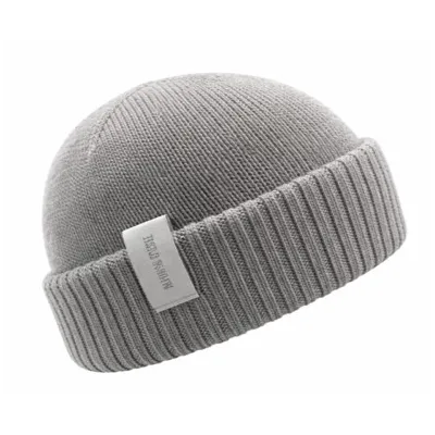 Bonnet à Revers Casoria Laine Mérinos Gris - Traclet