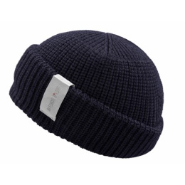 Bonnet à Revers Casoria Laine Mérinos Marine - Traclet