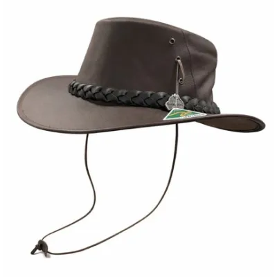 Chapeau Jumper Australien Cuir Marron - Aussie Apparel