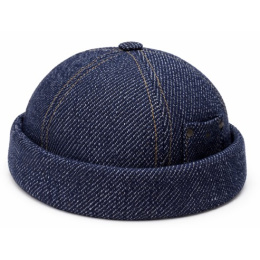 Docker Cooper Cotton Beanie Indigo - Mtm