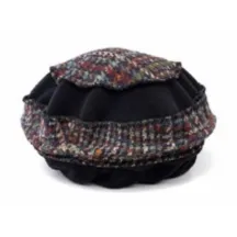 Toque Edline Bleu Nuit & Aubergine - Traclet