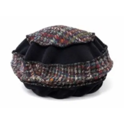 Toque Edline Bleu Nuit & Aubergine - Traclet