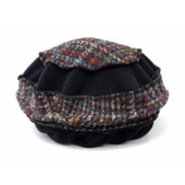 Toque Edline Bleu Nuit & Aubergine - Traclet