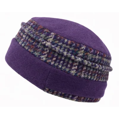 Toque Ewen Violet & Aubergine - Traclet
