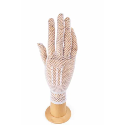 White Crochet Gloves Reference: 1553 | Chapellerie Traclet