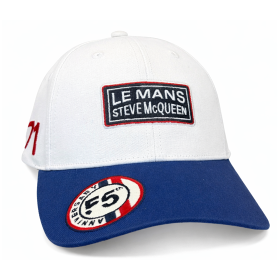 Casquette Le Mans Steve McQueen Bicolore