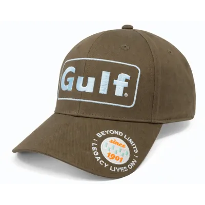 Gulf Khaki Cotton Cap - Traclet