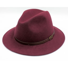 Traveller Hat Altamura Wool Burgundy