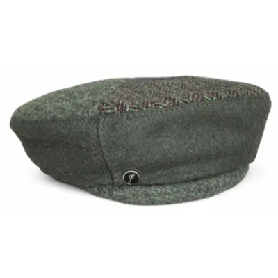 Patchwork Wool Beret - Fléchet