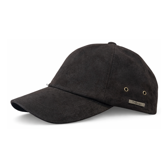 Aged Leather Baseball Cap Chocolate - Traclet