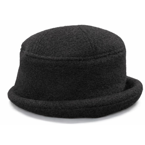 Chapeau Doubs Cache-Oreilles Laine Noir - Balke