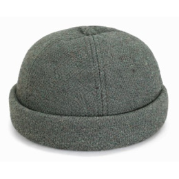 Cooper Olive Wool Docker Beanie - Traclet