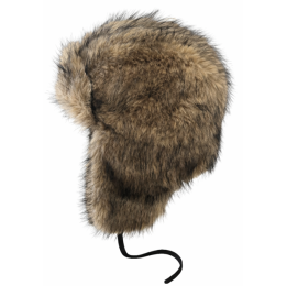 Beige Faux Fur Chapka - Traclet
