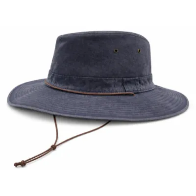 Chapeau Safari Durban Grignan Coton Marine - Crambes