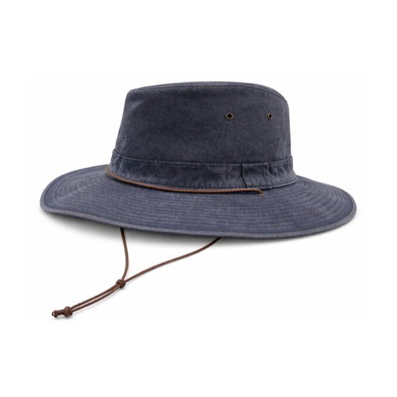 Chapeau Safari Durban Grignan Coton Marine - Crambes