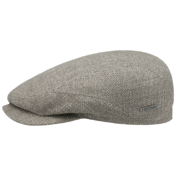 Talecco Wool Beige/Grey Cap With Linen - Stetson