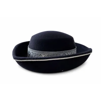 Comité de la Flamme Tricorn Hat – Black Historical Tricorn | Chapellerie Traclet