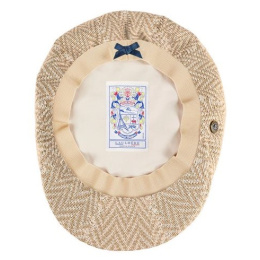 Zintzurrra Cotton Ecru Cap - Laulhère