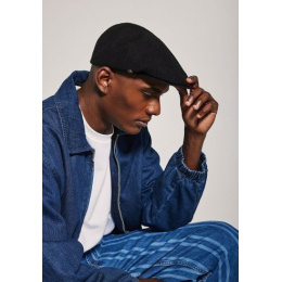 Loop Black Cotton Cap - Laulhère