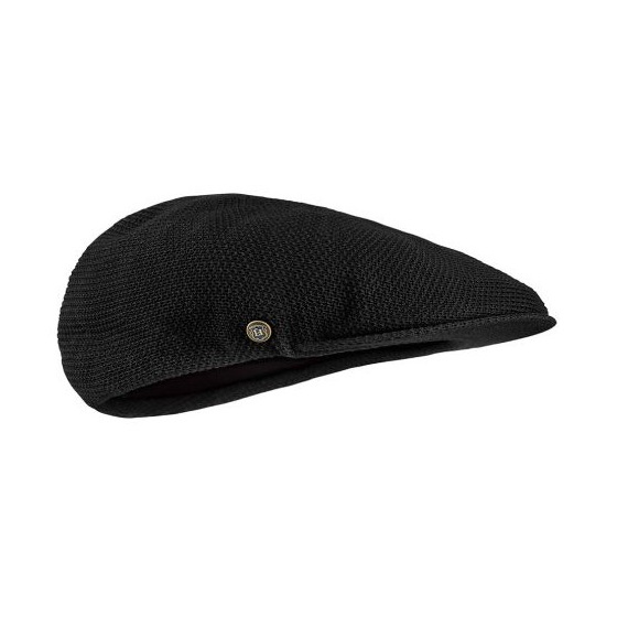 Loop Black Cotton Cap - Laulhère