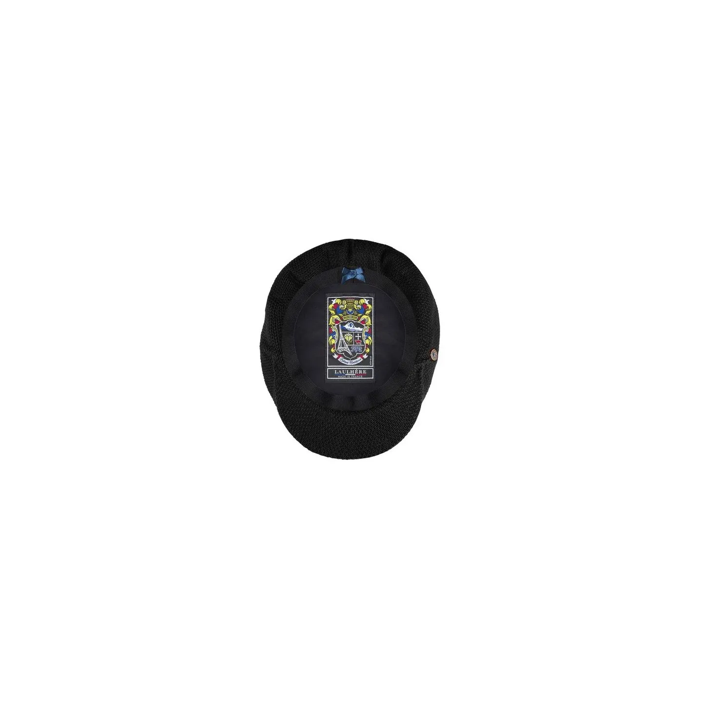 Loop Black Cotton Cap - Laulhère | ref 23213 - Chapellerie Traclet