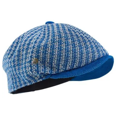 Beltxara Pearl & Blue Cotton Cap - Héritage by Laulhère ref 23215 - chapellerie traclet