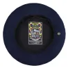 Mistral Navy Cotton & Linen Beret - Héritage by Laulhère ref 23210 - Chapellerie Traclet