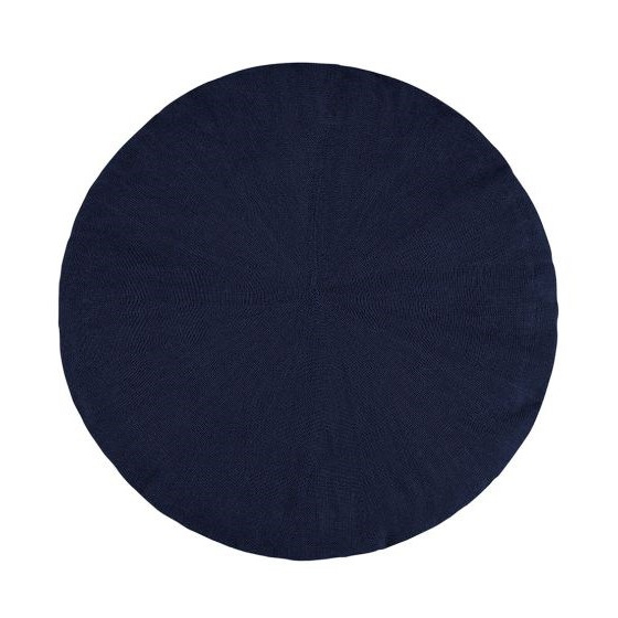 Mistral Navy Cotton & Linen Beret - Héritage by Laulhère