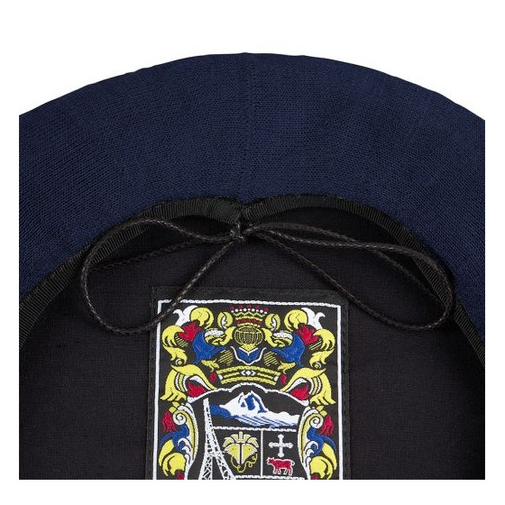 Mistral Navy Cotton & Linen Beret - Héritage by Laulhère