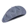 Jean Denim Cotton Beret - Héritage by Laulhère ref 232111 - Chapellerie Traclet