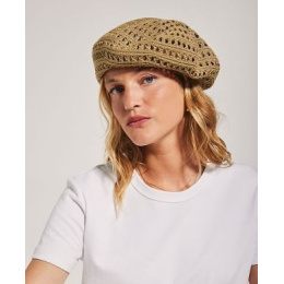Eclisse Cotton & Linen String Beret - Héritage by Laulhère