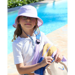 Questy Lilac Neck Cover Kids' Bucket Hat - Barts