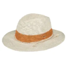 Fedora Hat Ponui Beige Glitter & Earth - Barts ref 23290 - chapellerie Traclet r