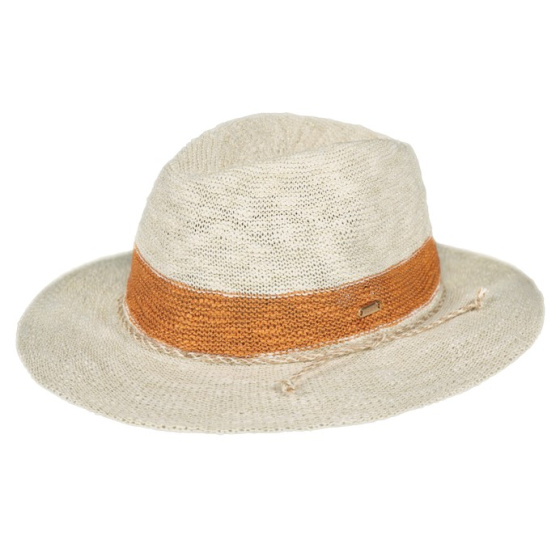 Chapeau Fedora Ponui Beige Pailleté & Terre - Barts