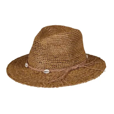 Alora Brown Straw Traveller Hat - Barts Reference: 23291| Chapellerie Traclet