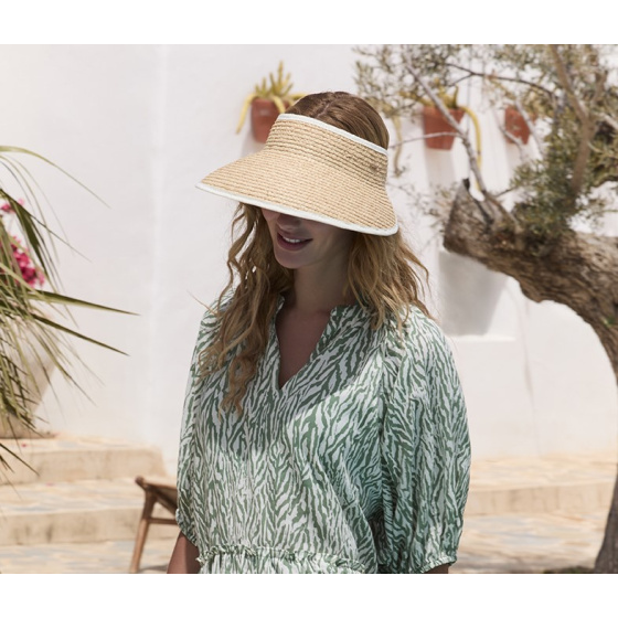 Tambinou Natural Straw Visor Cap - Barts