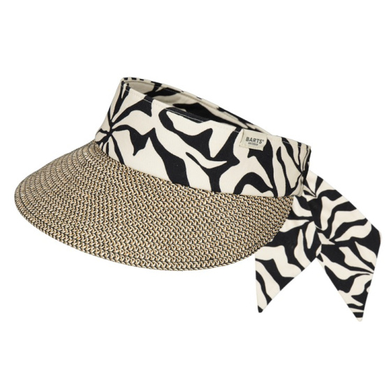 Casquette Visière Wupsder Lin Noire & Beige - Barts