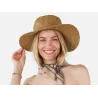 Fainte Brown Paper Straw Traveller Hat - Barts ref 23298 - traclet hat shop