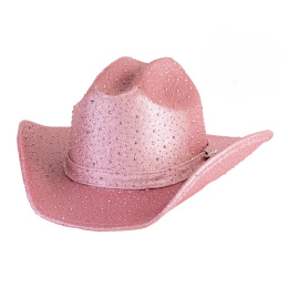 Chapeau Cowboy Glitzy Spark Rose - Bullhide