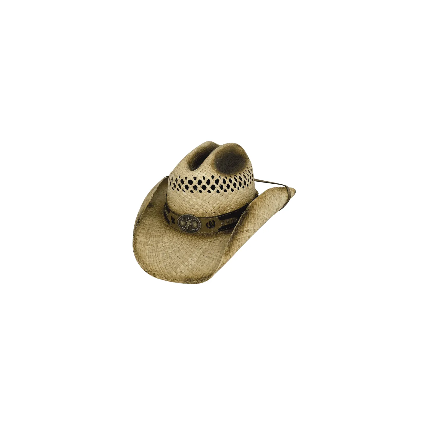 Shut Up And Ride Natural Cowboy Hat - Bullhide | Traclet Hat Shop